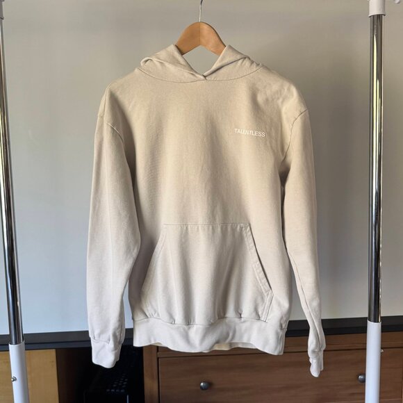 TALENTLESS Cream Hoodie - Picture 2 of 5